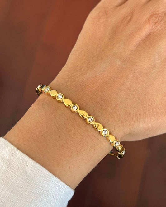 Drop & Sparkles Bangle