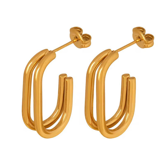 Double Layer Earrings