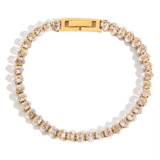 Oval Tennis Bracelet