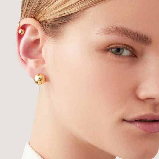 Double Ball Earcuff