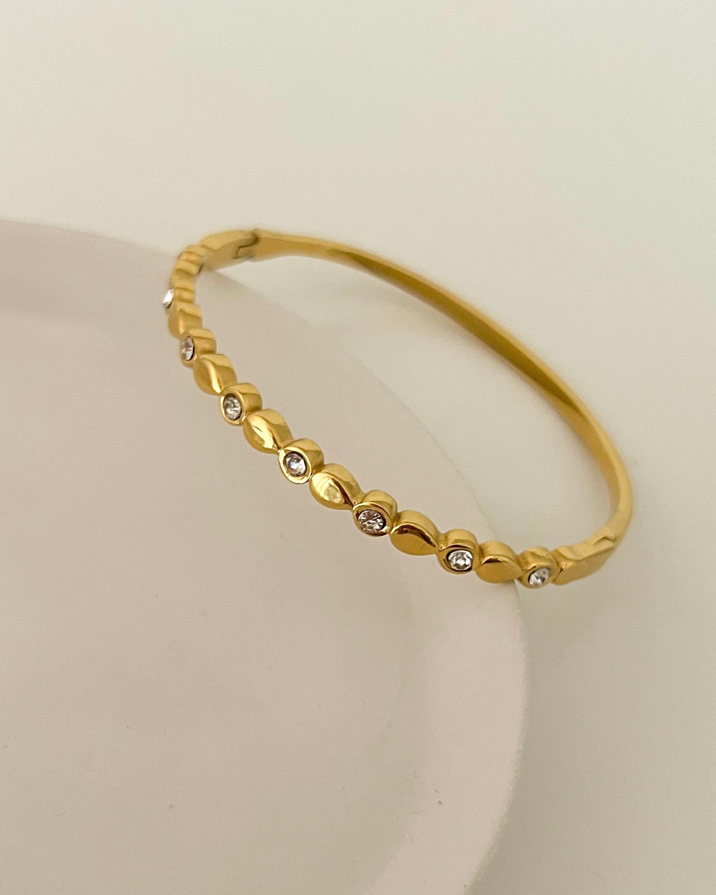 Drop & Sparkles Bangle