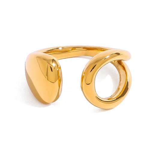 Hollow Asymmetrical Ring