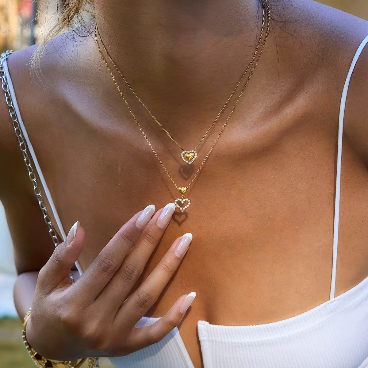 Whispering Hearts Necklace