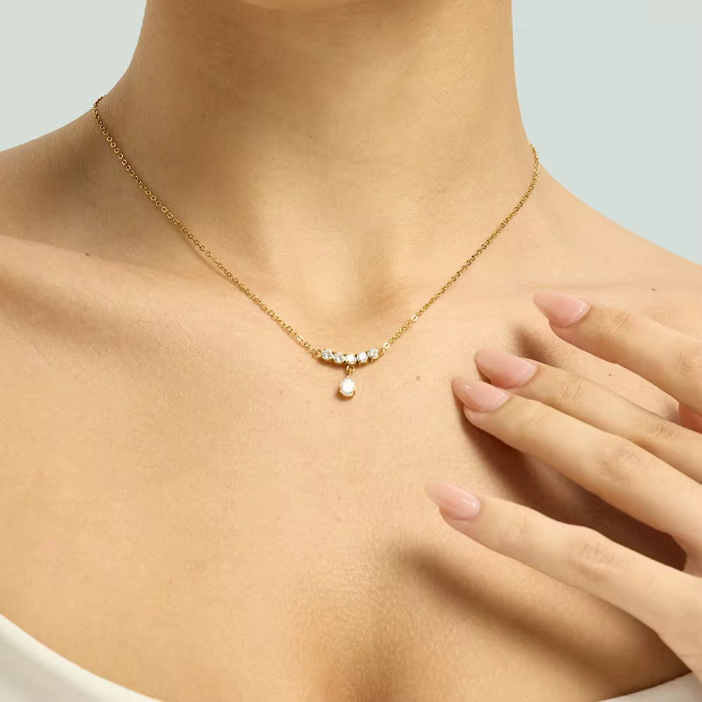 Balanced Teardrop Necklace