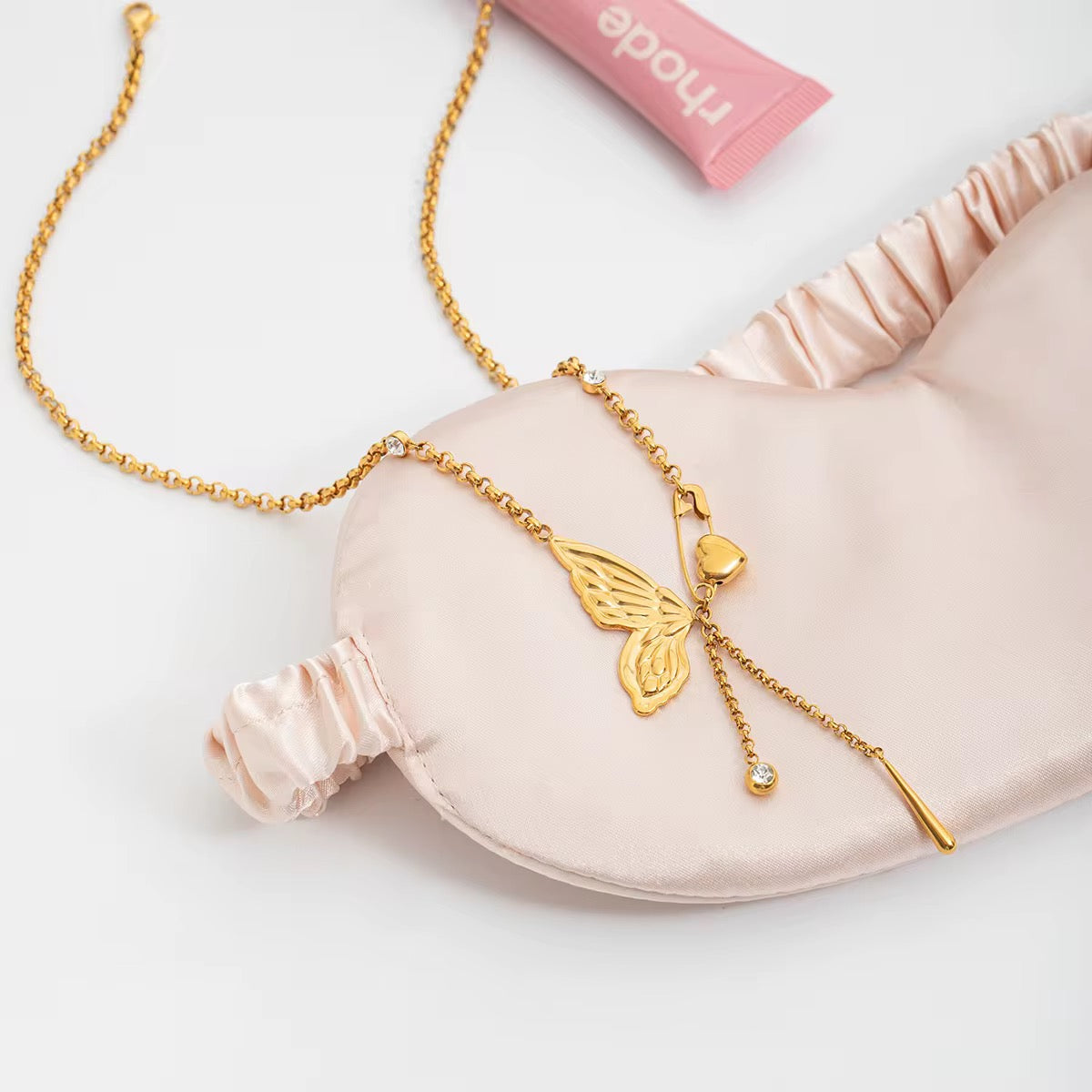 Lucky Butterfly Tassel Necklace