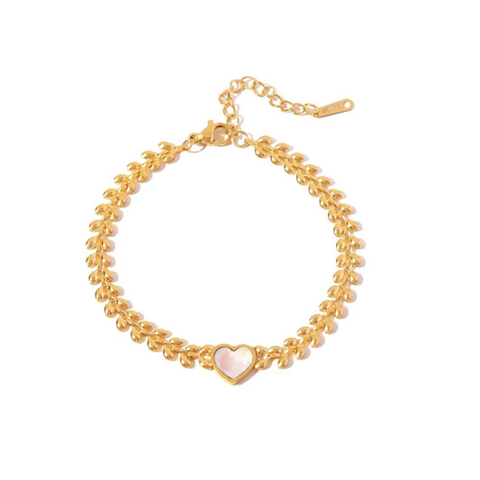 Simple Heart Bracelet