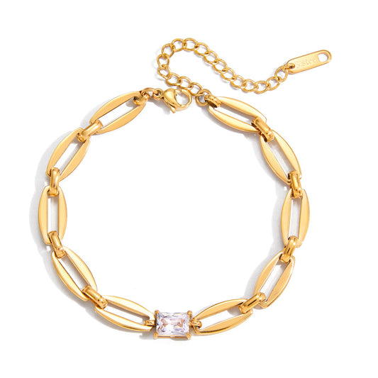 Square Glow Link Bracelet