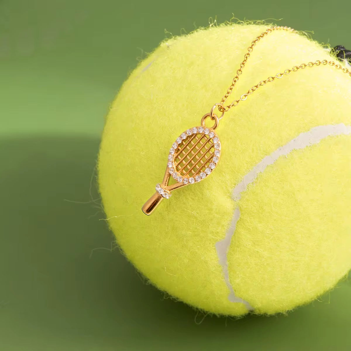 Tennis Racket Necklace