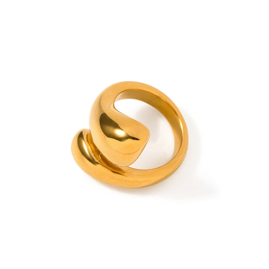 Waterdrop Cross Ring