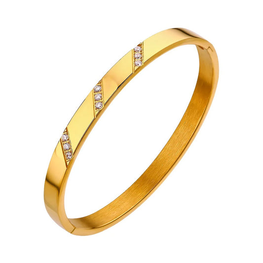 Diagonal Bangle