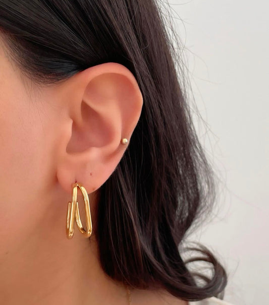 Double Layer Earrings