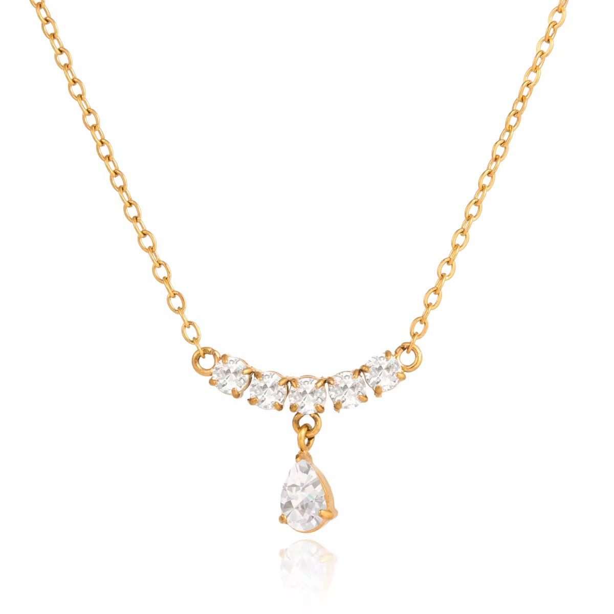 Balanced Teardrop Necklace