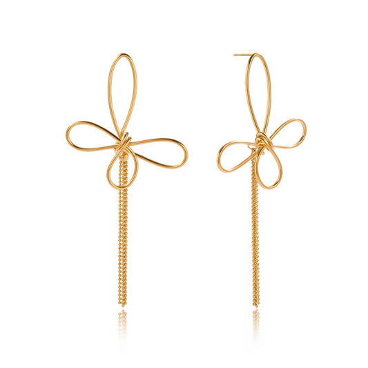 Butterfly Tassel Earrings