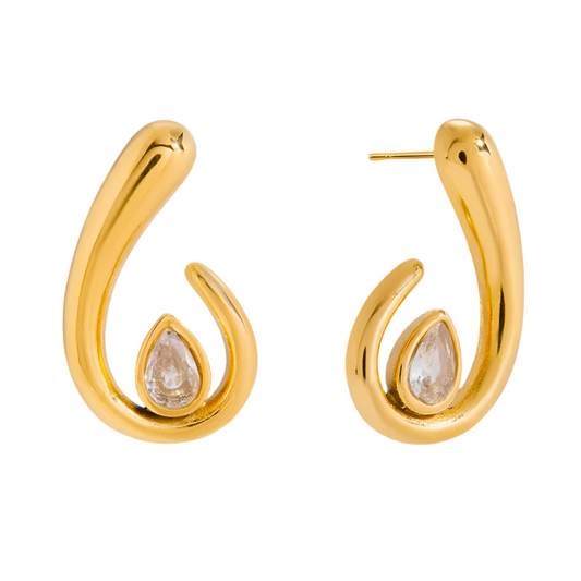 Spiral Drop Earrings