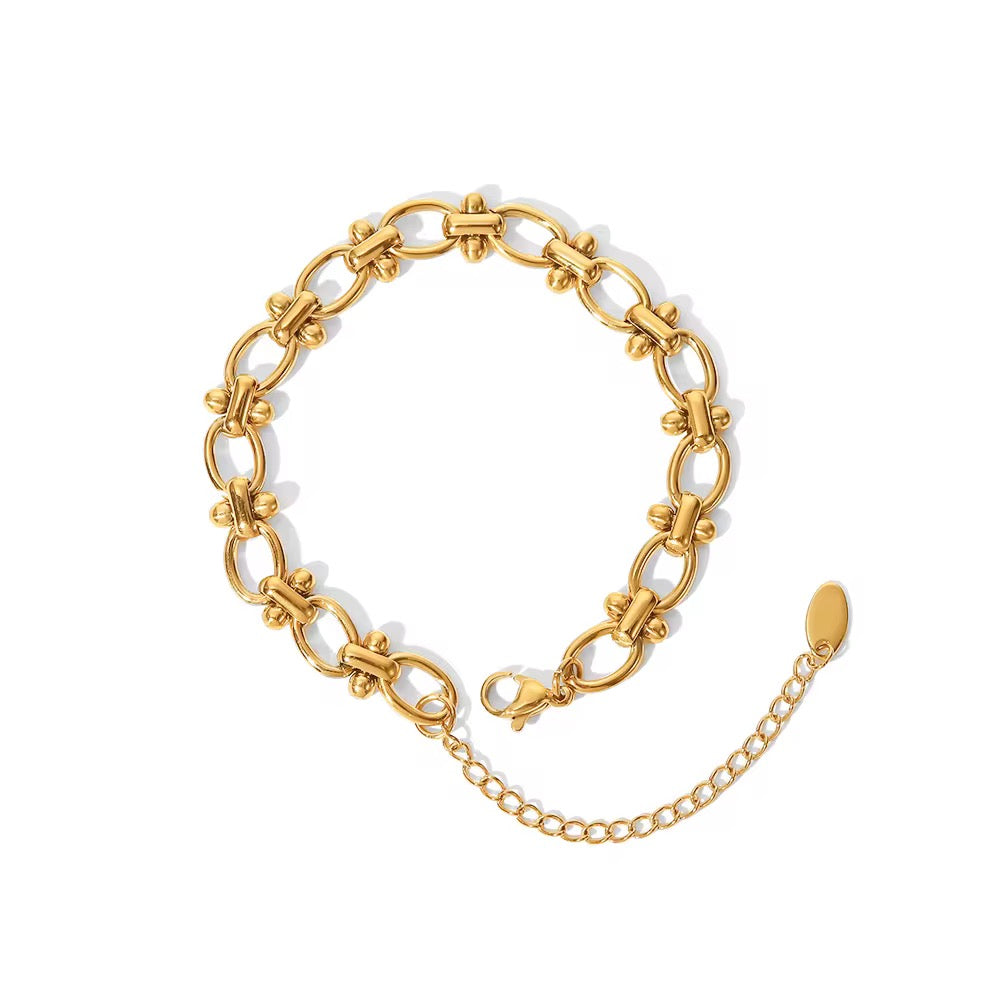 Linked Oval Chain Bracelet