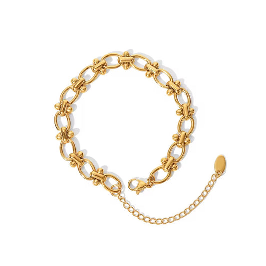 Linked Oval Chain Bracelet
