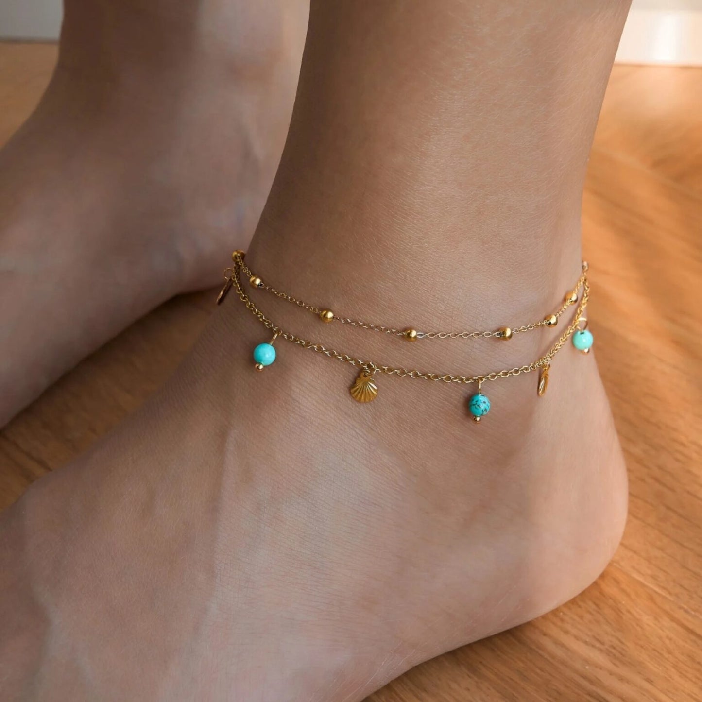 Seashell Anklet