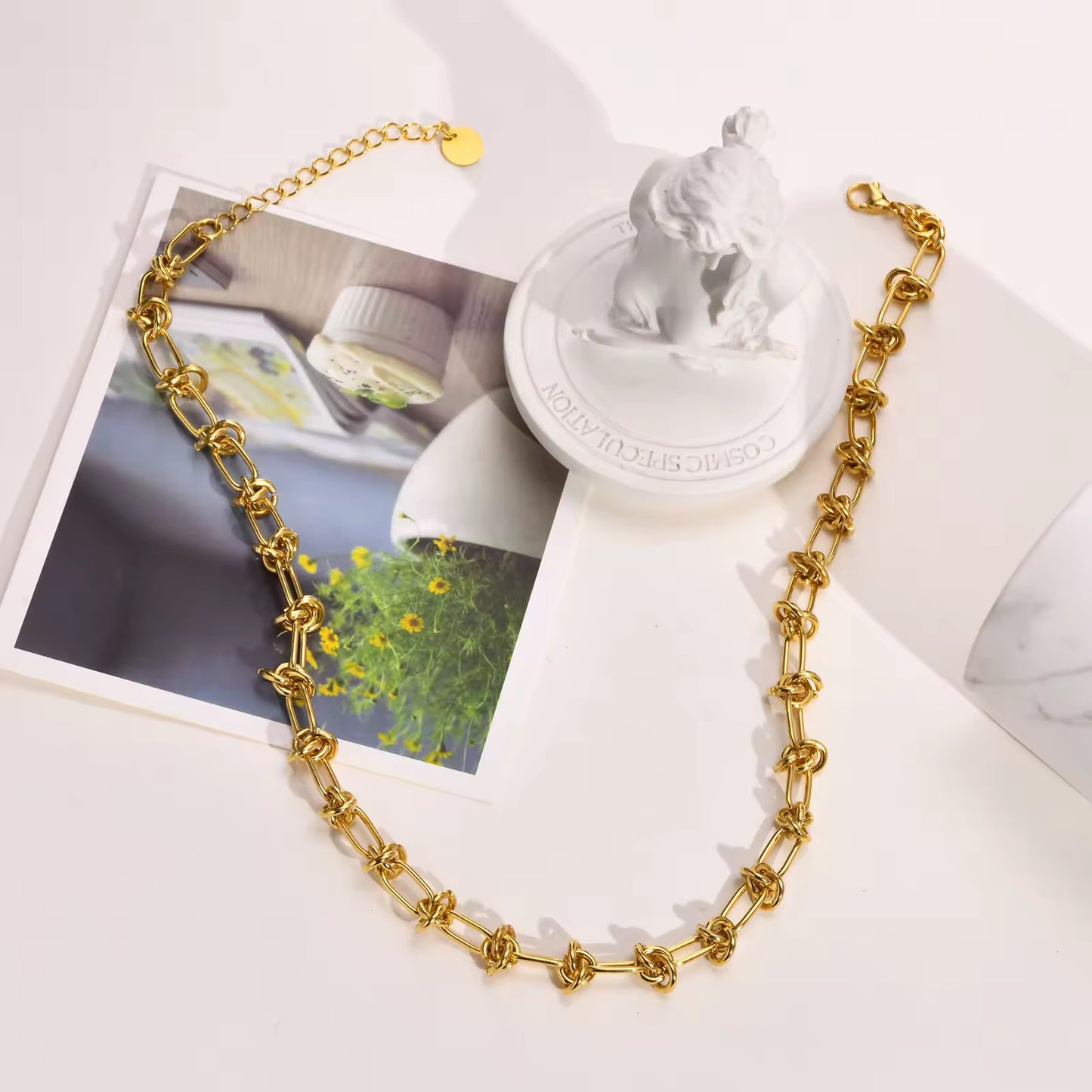 Knotted Chain Necklace