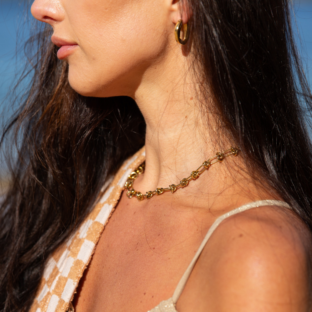 Knotted Chain Necklace