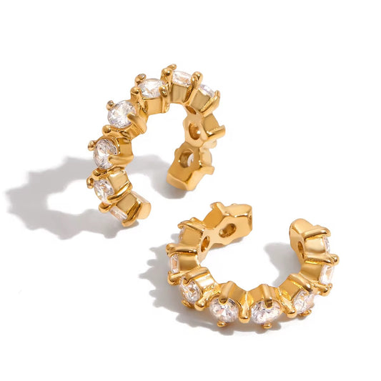 Zircon Glow Earcuffs
