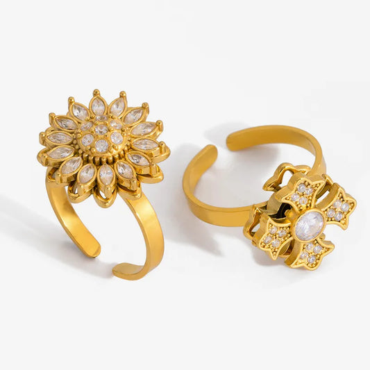 Anxiety Flower Ring