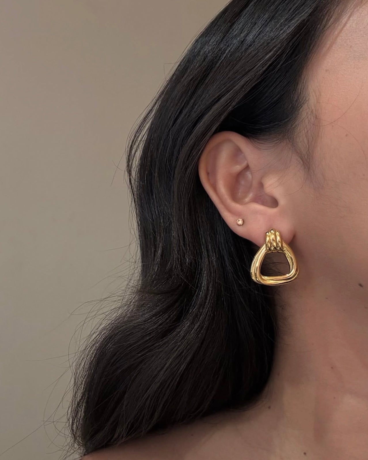 Triangle Twist Earrings