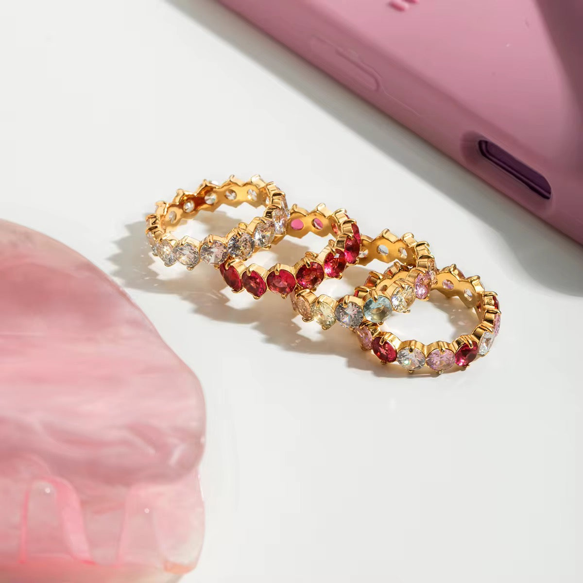 Crown-light Eternity Ring