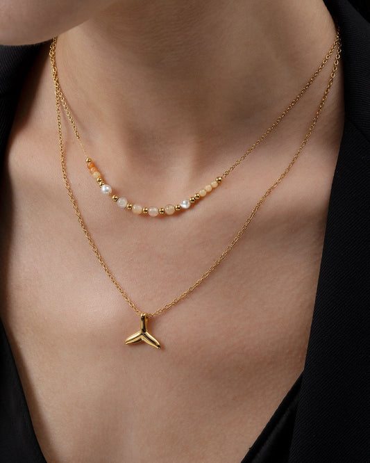 Beaded Fishtail Necklace