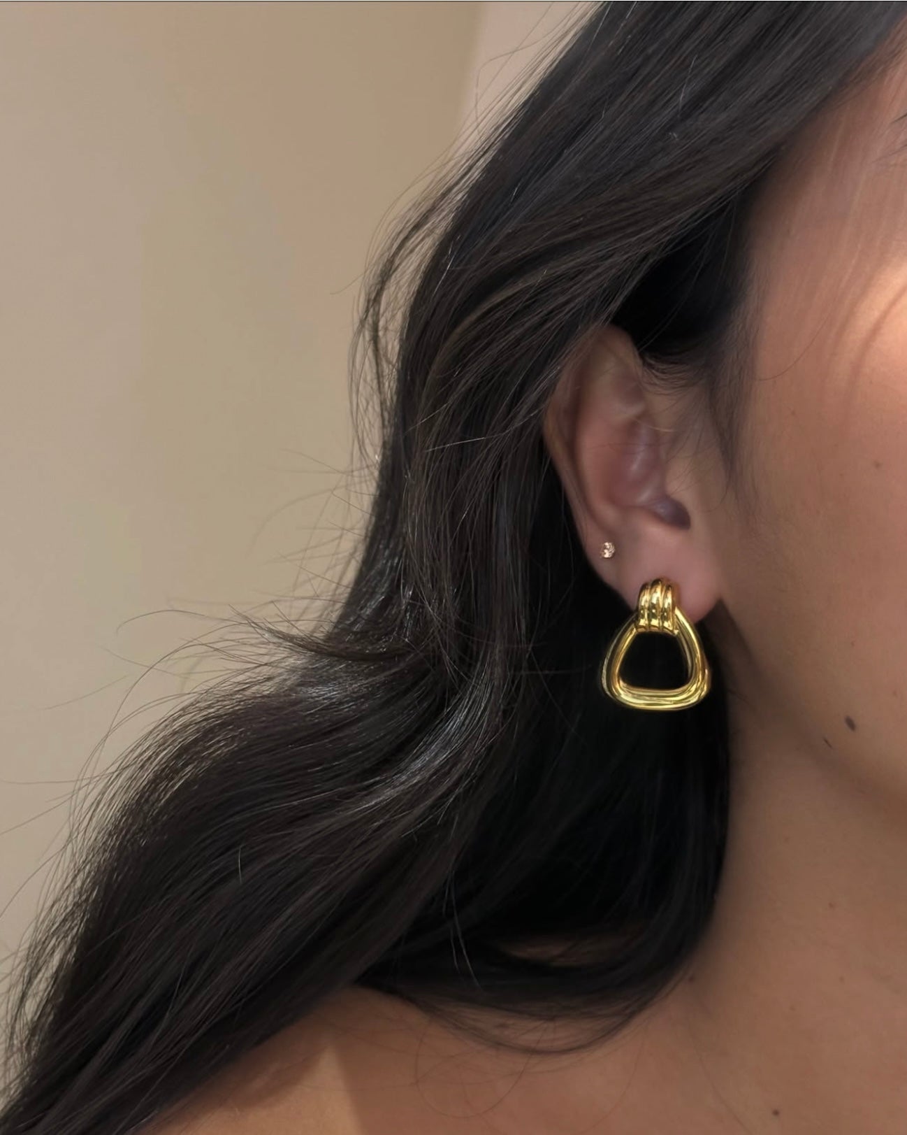 Triangle Twist Earrings