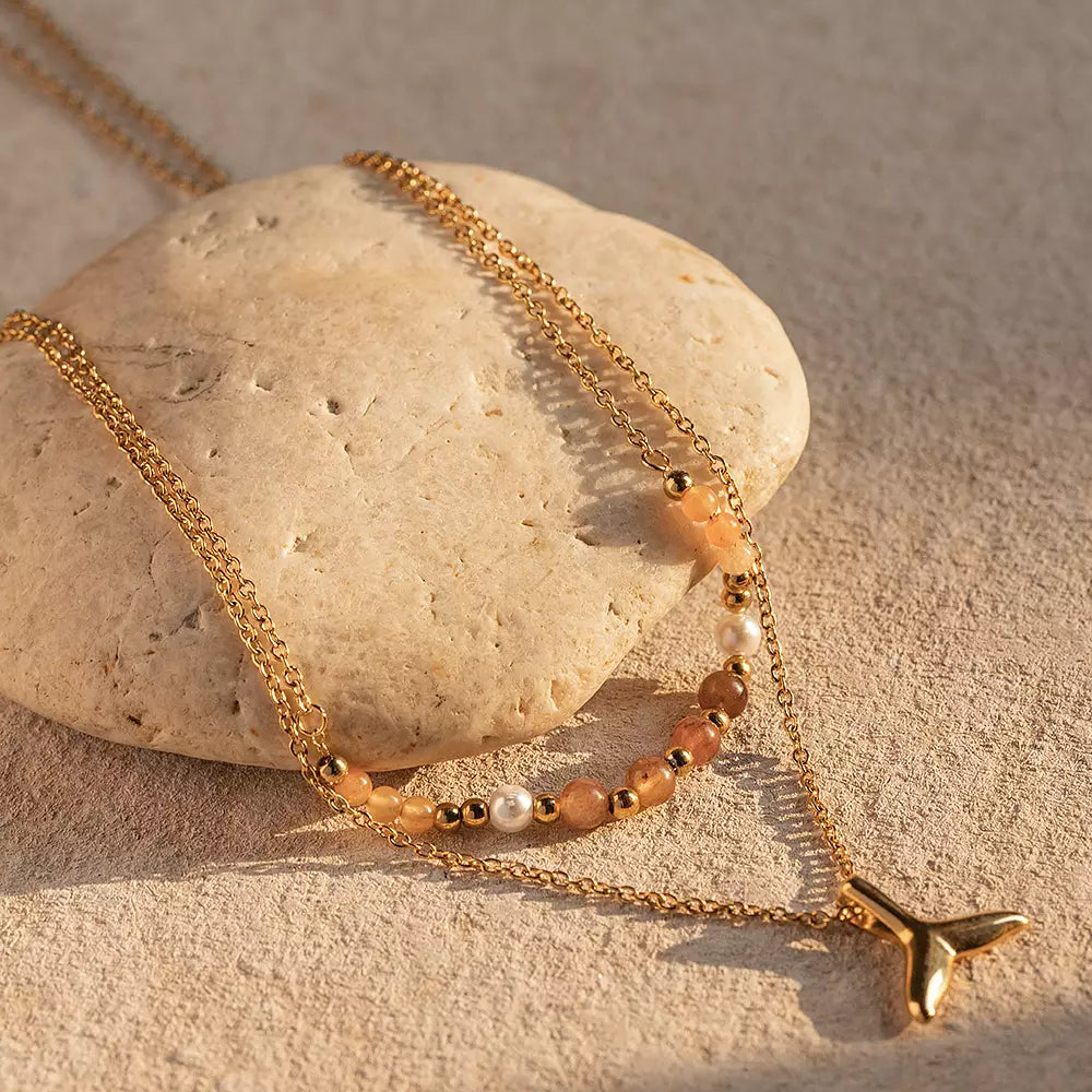 Beaded Fishtail Necklace