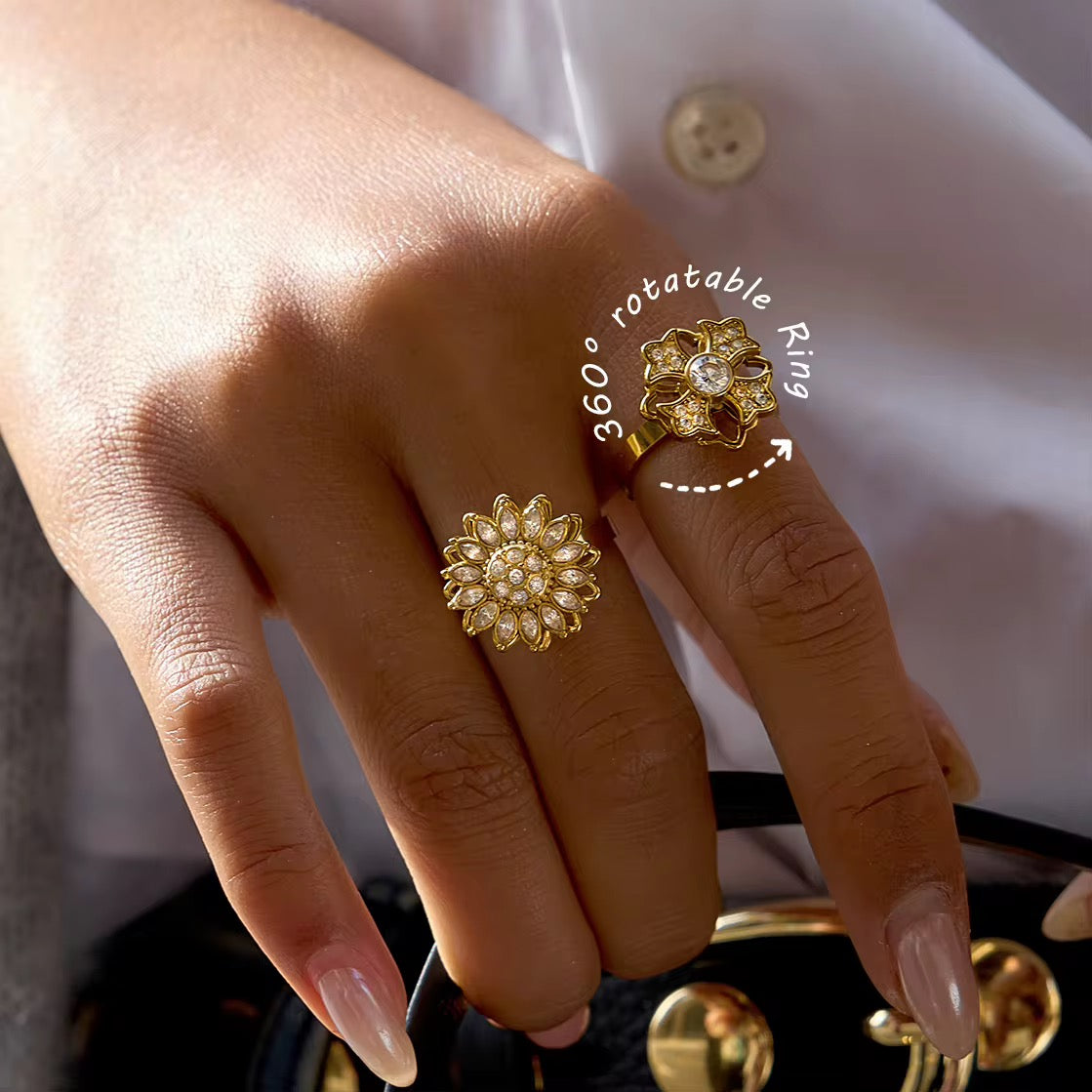 Anxiety Flower Ring
