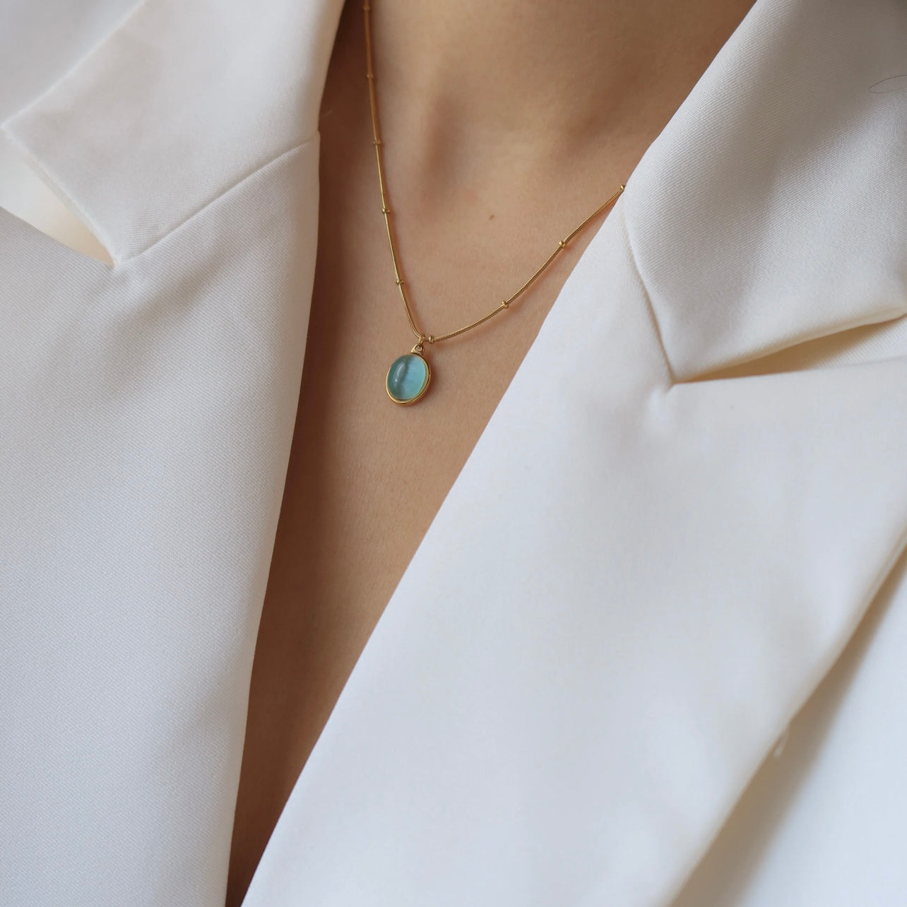 Aquamarine Necklace