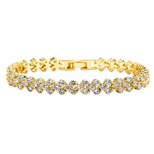 Heart Shaped Tennis Bracelet