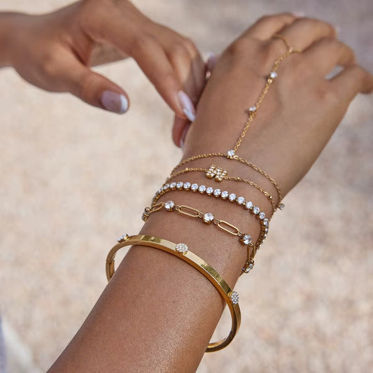 Linked Diamond Bracelet