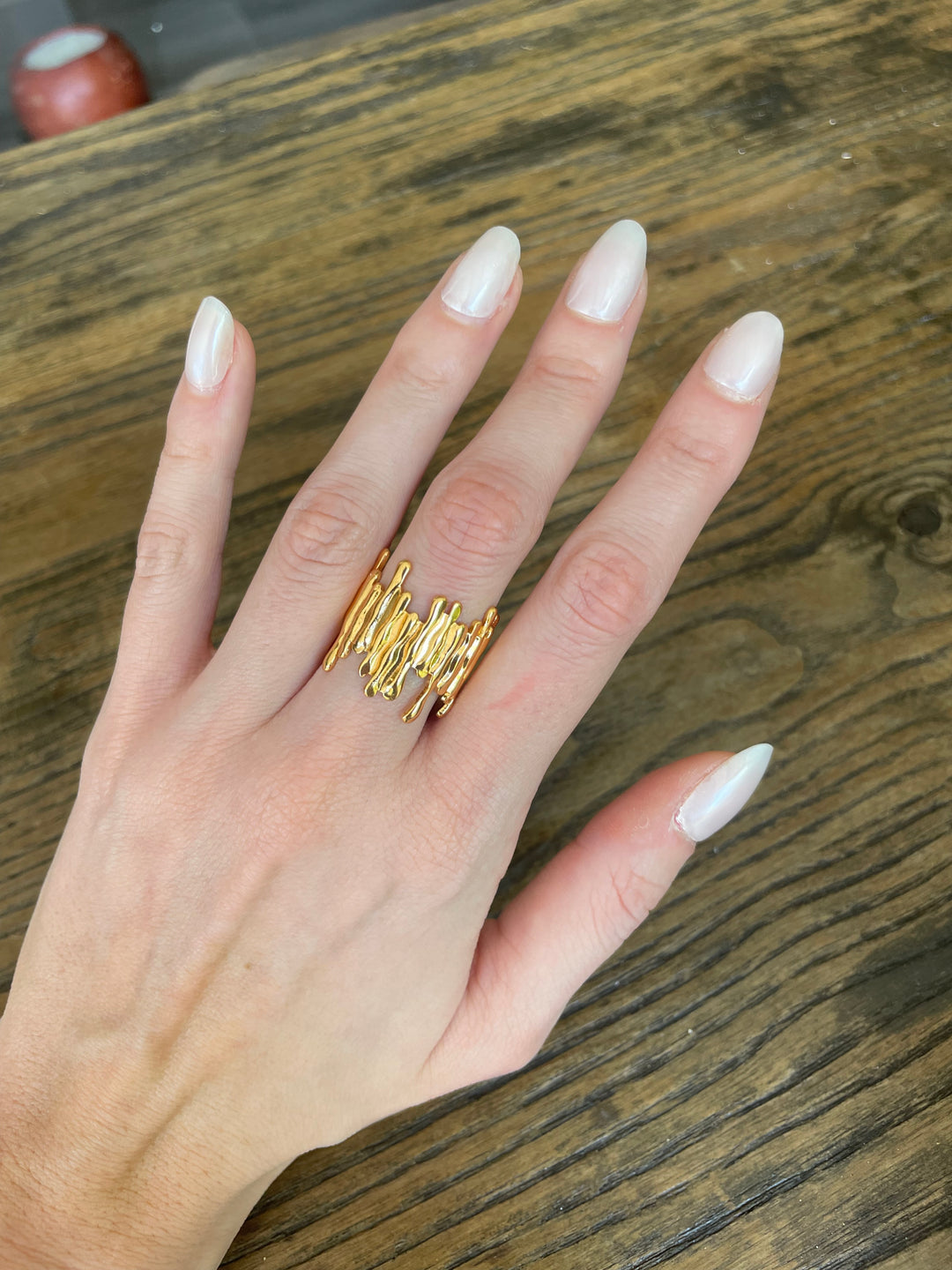 Twist Abstract Ring
