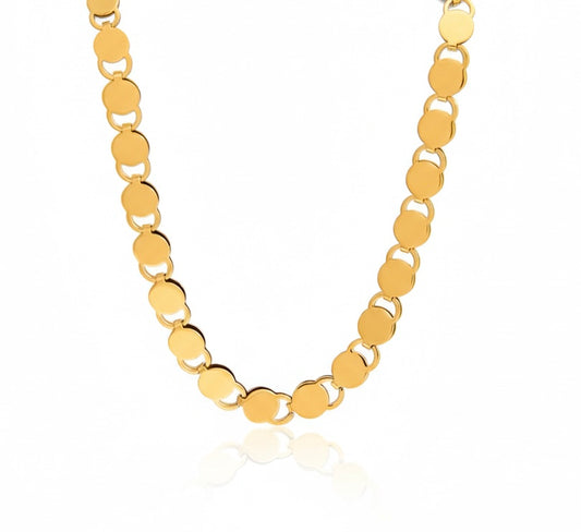Disk Chain Necklace